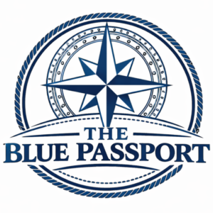 logo de the blue passport